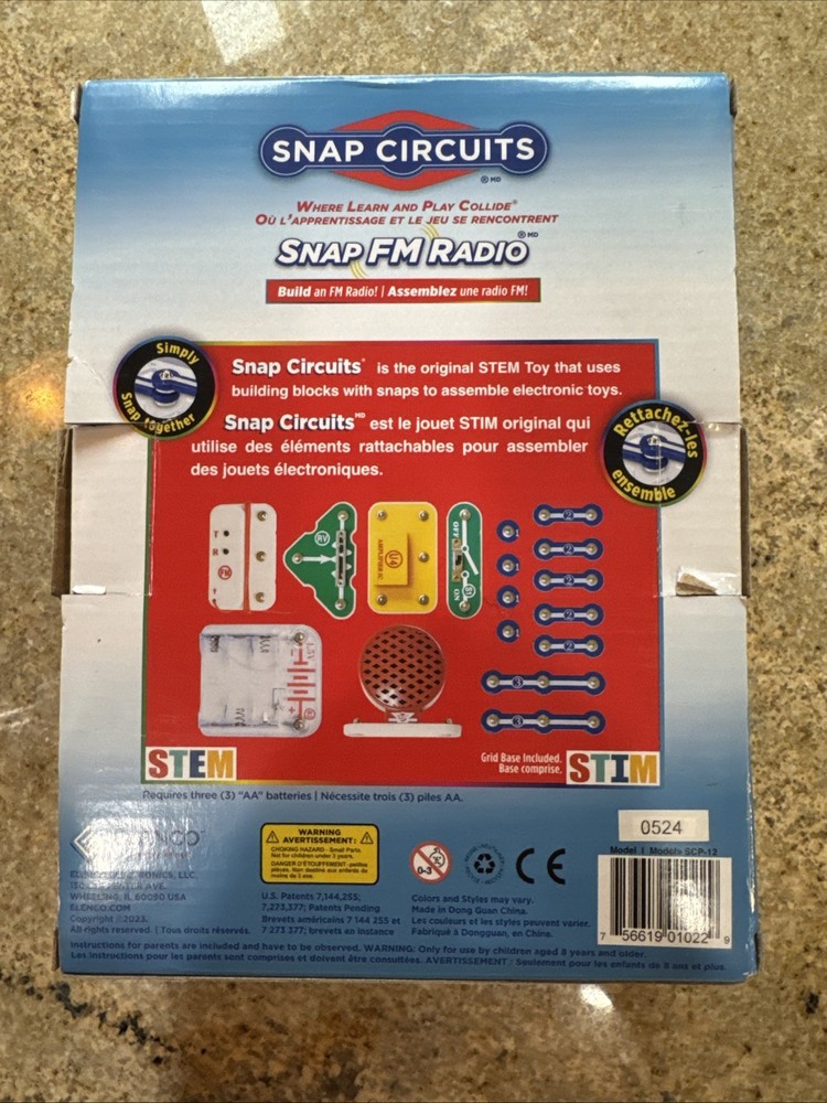 *NEW* Snap Circuits FM Radio STEM Electronics Kit – Build & Learn