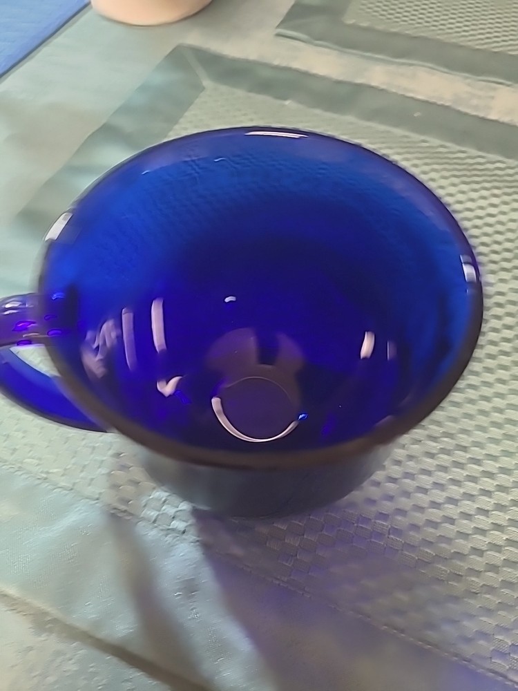 LARGE SIZE COBALT BLUE CUP
