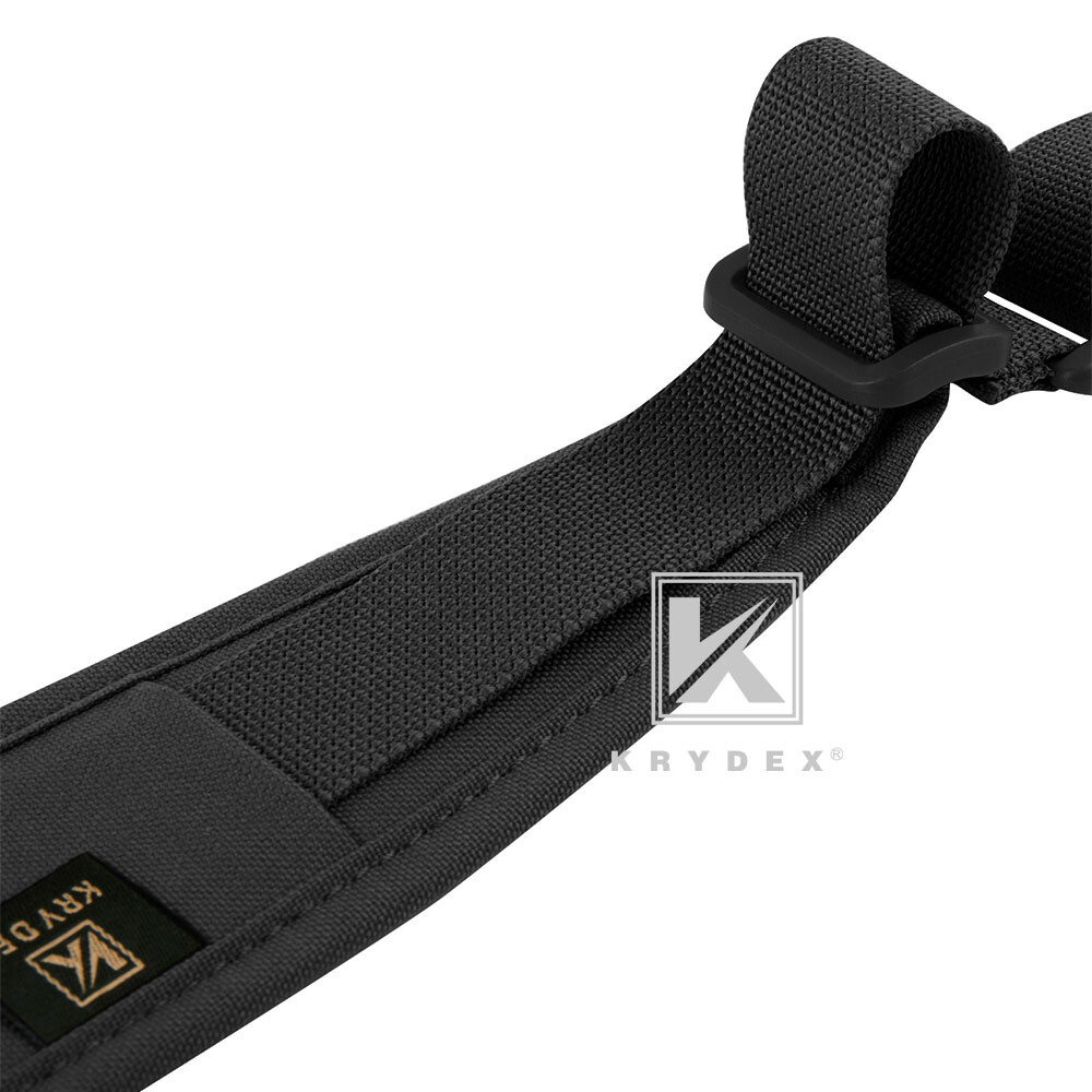 KRYDEX Tactical Sling Strap Modular Slingster Pull Tab 2Point Quick Adjust Black