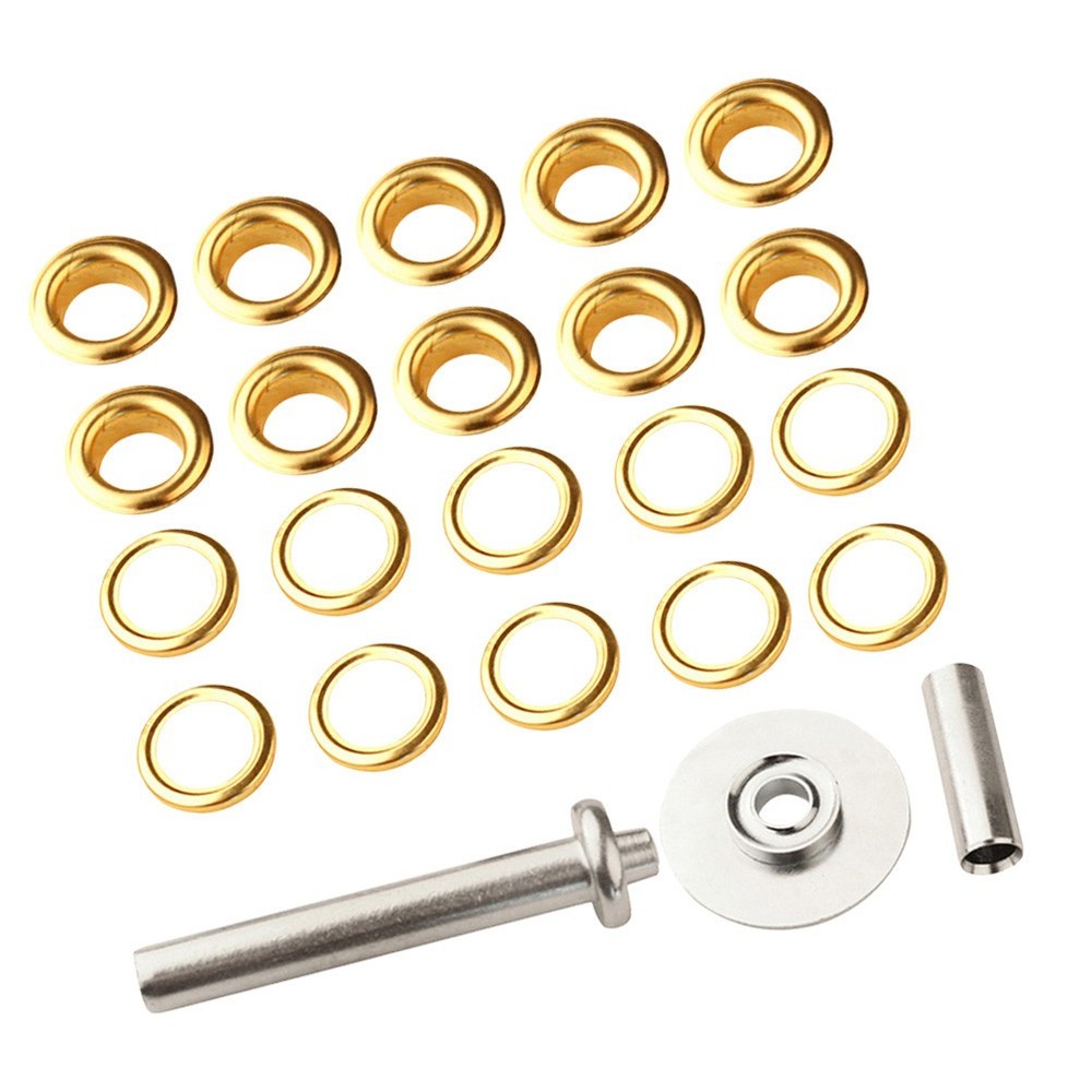 103 Pcs Upholstery Eyelets Grommets Kit Setting Pliers Hand Press
