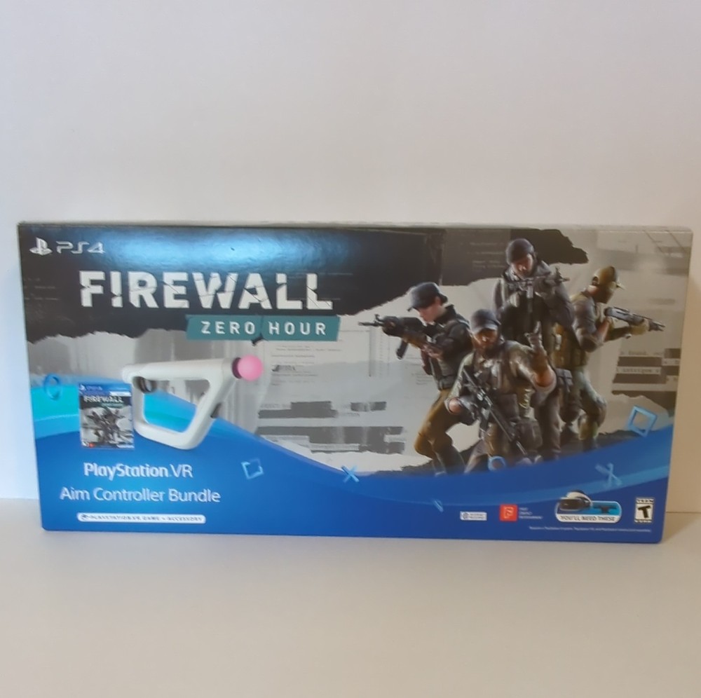 New PlayStation PS4 VR Aim Controller + Firewall Zero Hour Game Bundle