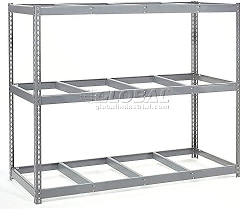 Wide Span Rack with 3 Shelves No Deck, 1100 Lb Capacity per L