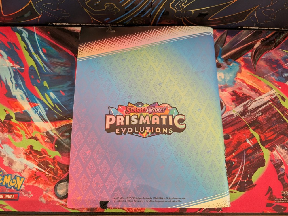 Pokemon SV Prismatic Evolutions C/UC/R/EX/ACE/Energy Complete Base Set Binder