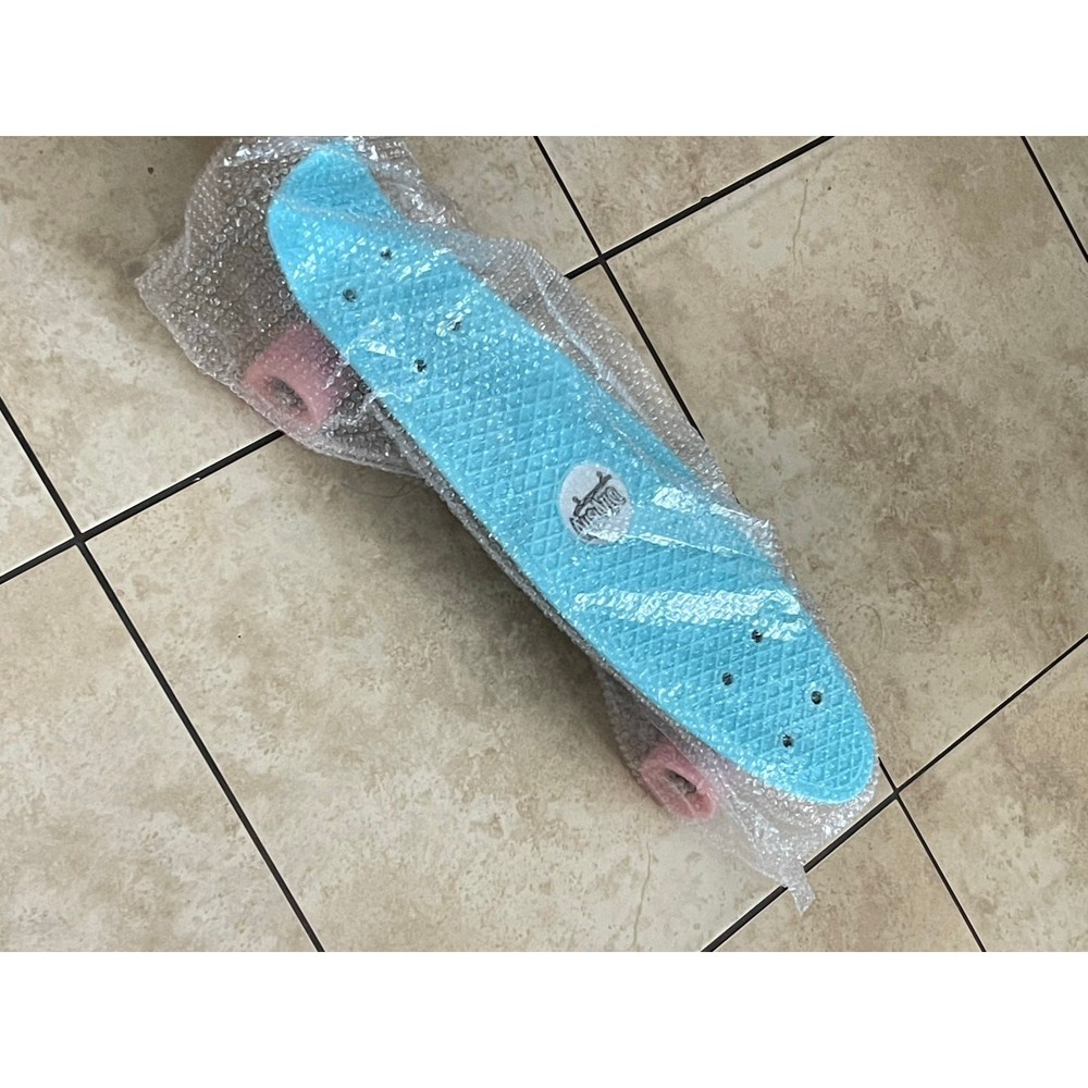 New No Box Mini Skateboard 22” Blue Dinbin