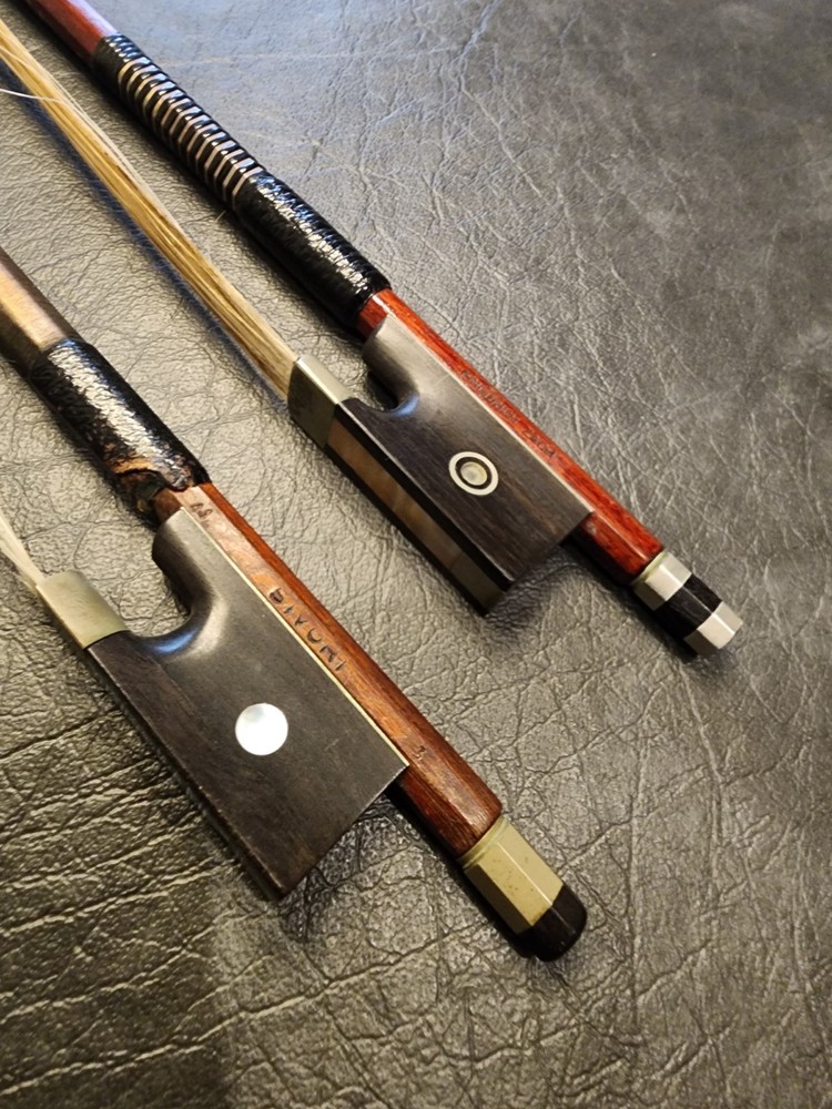Two Old Pernambuco Violin Bows SIVORI & FRIEDRICH ZACH