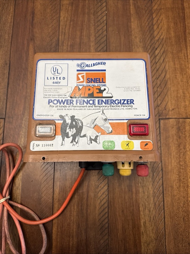 Gallagher MPE2 Fence Energizer Charger Tested