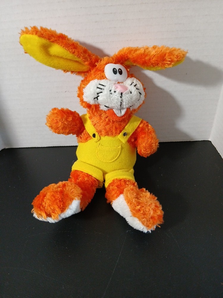 Hershey's Reese's Peanut Butter Cup Rabbit Easter Bunny Basket Orange Yellow 9"