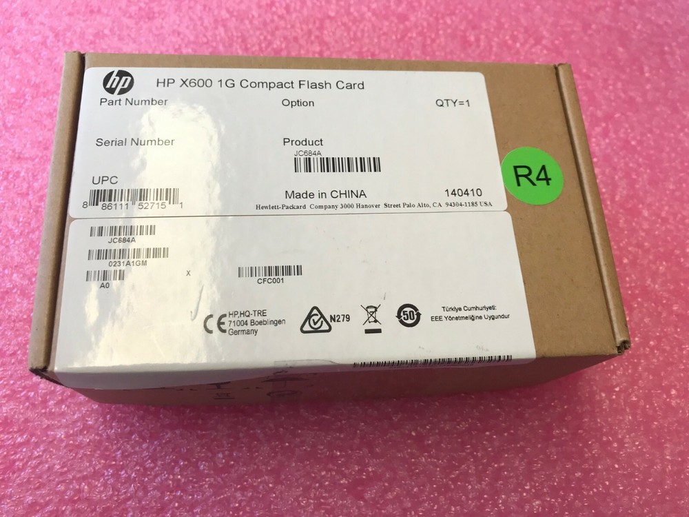 NEW  JC684A X600 1G Compact Flash Card