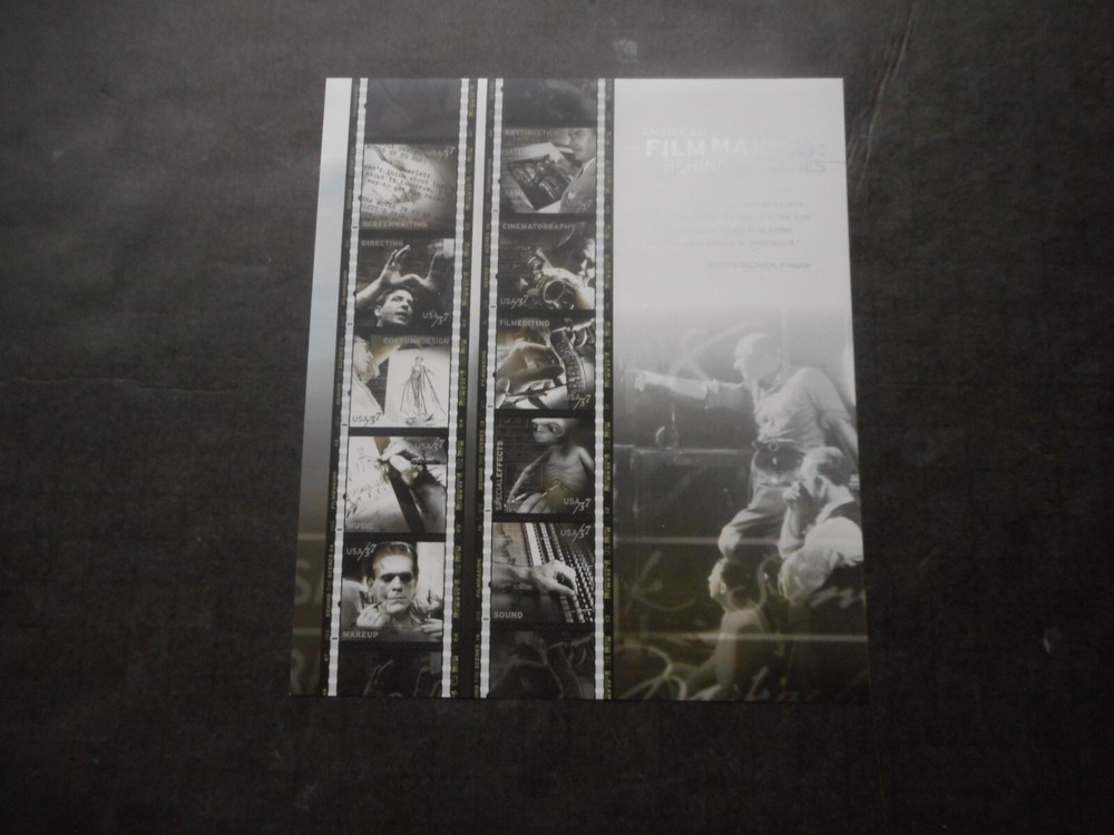 Scott 3772, 37 cent, American Filmmaking, Sheet