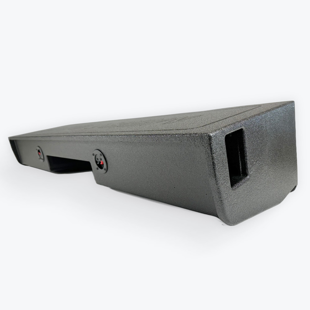 Sub Woofer Box Chevy Silverado 99-06 Ext Cab 2x8 SQ Woofers Front Fire Ported