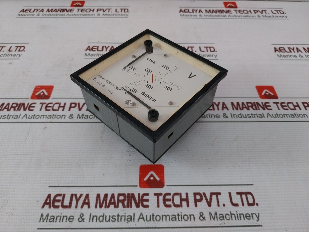 SACI 440V Double Analog Voltmeter 0-700V