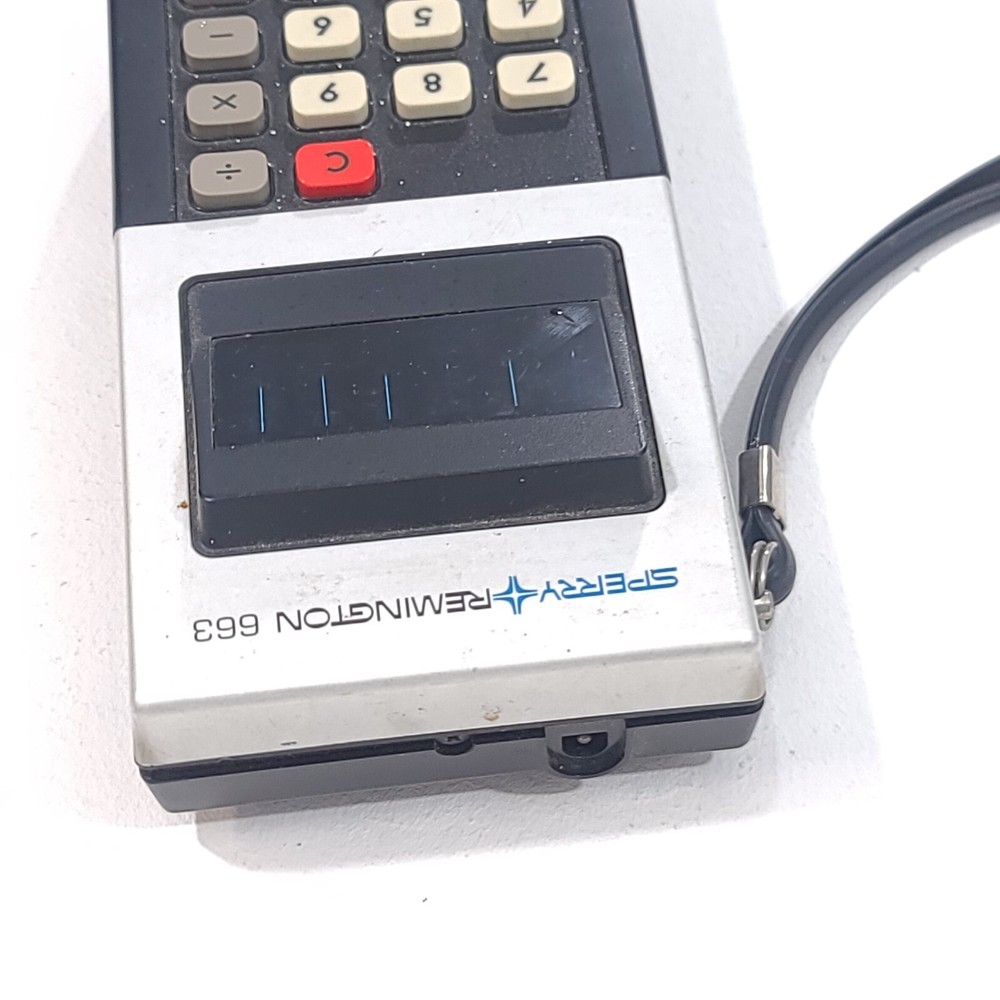 Vintage SPERRY REMINGTON Model 663 Electronic Calculator - UNTESTED