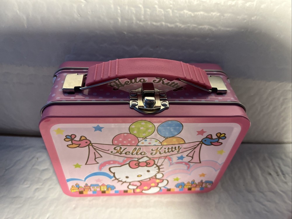Hello Kitty Sanrio Pink Mini Lunch Box Plus Toy
