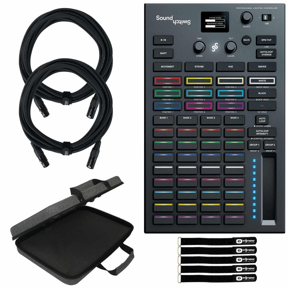 SoundSwitch Control One Professional DJ DMX Universe Lighting Controller w Case