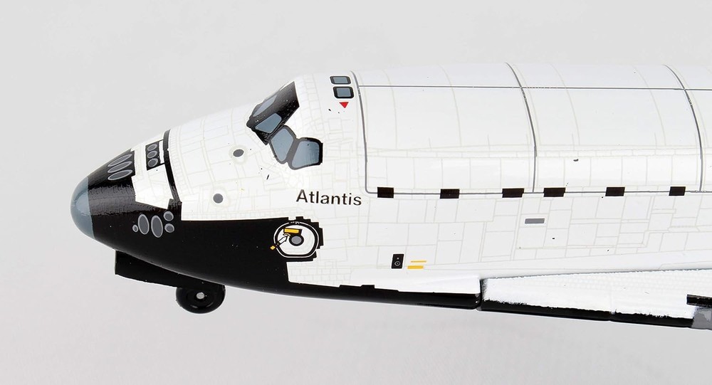 Authentic NASA Orbiter Space Shuttle Atlantis Model with Display Stand - 1:300