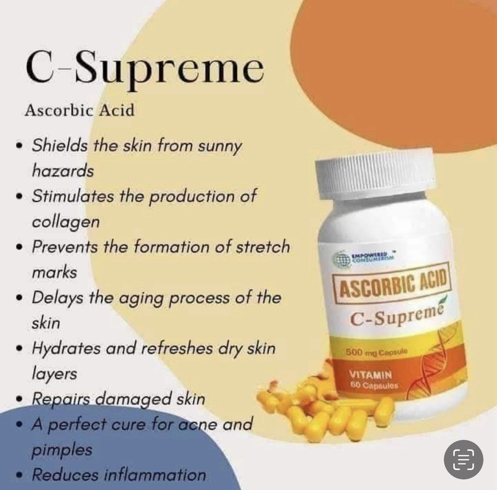 AIM GLOBAL C - SUPREME ASCORBIC ACID VITAMIN C 500mg (60 capsule)