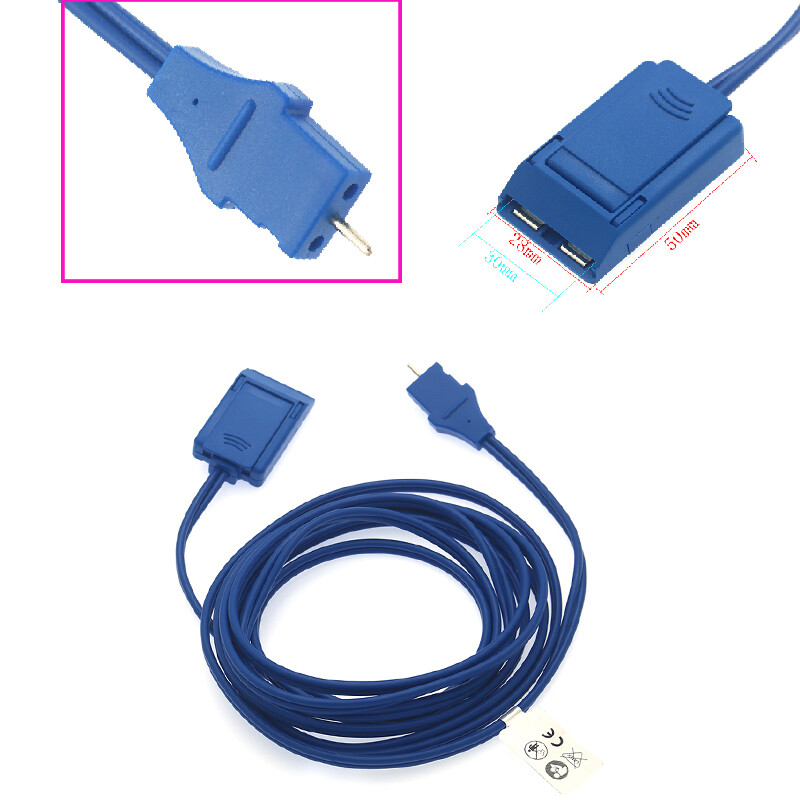 High quality High frequency electronica unit reusable patient ESU plate cable 3m