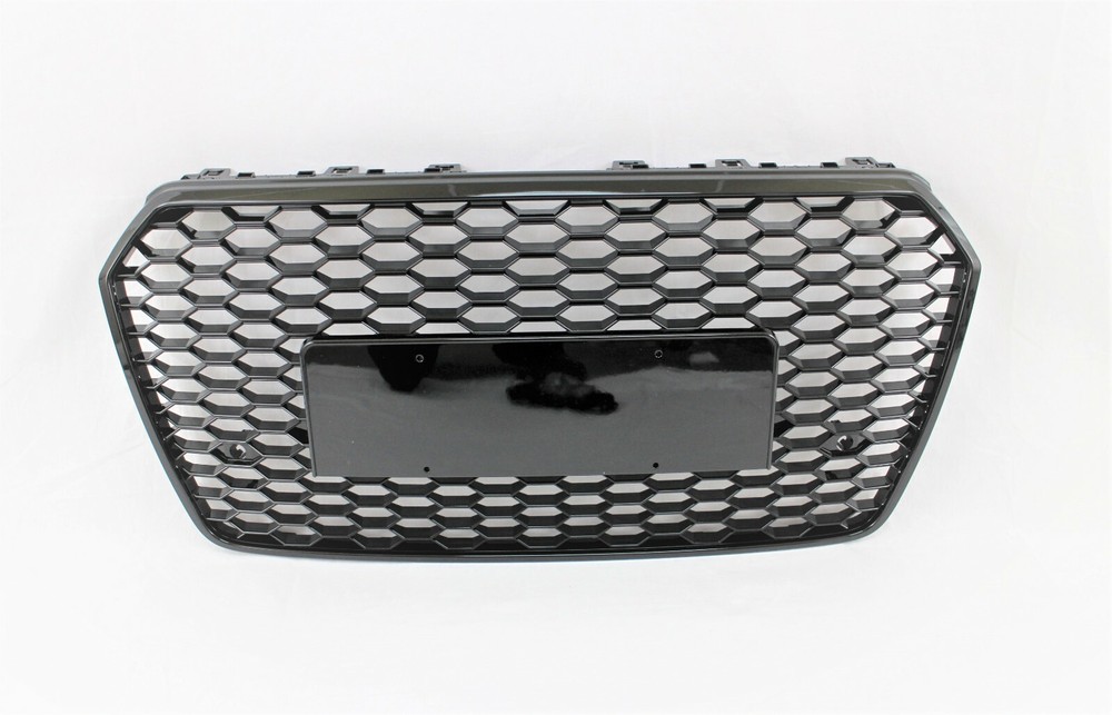 2016-18 A7 S7 C7.5 RS7 style front bumper grille spoiler valance conversion kit