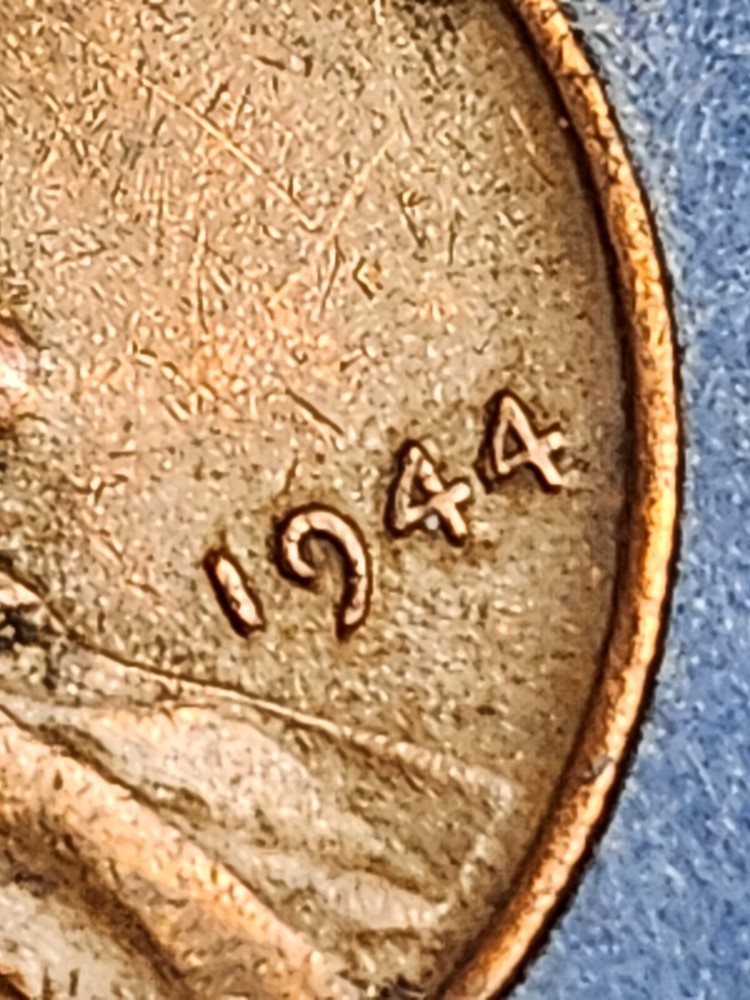 1944 Lincoln wheat cent error