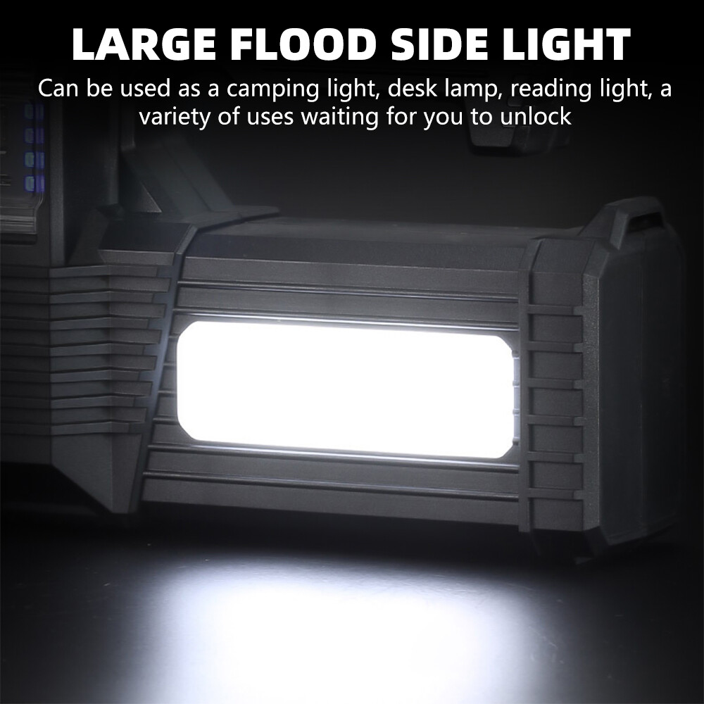 Rechargeable Portable Super Bright LED Searchlight Handheld Spotlight Flashlight