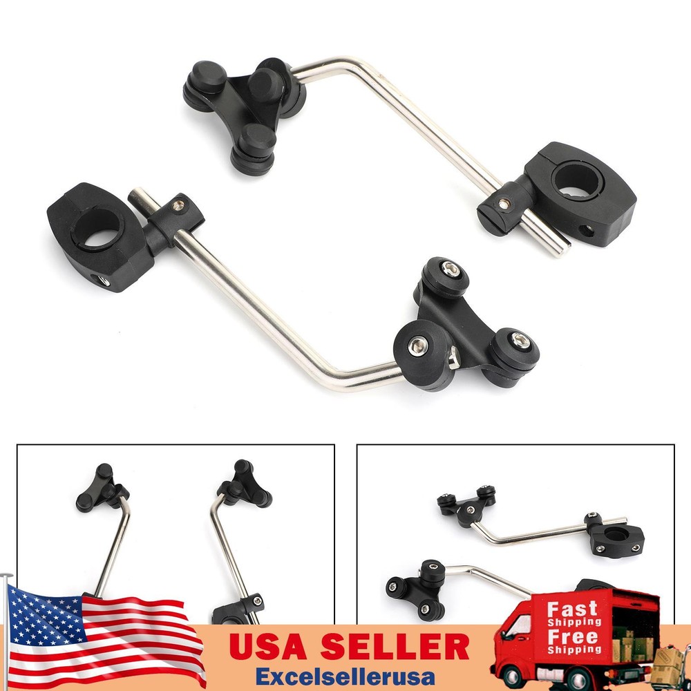 Universal Windscreen Bracket 7/8" 22mm Standard Handlebar Windshield Mount Clamp