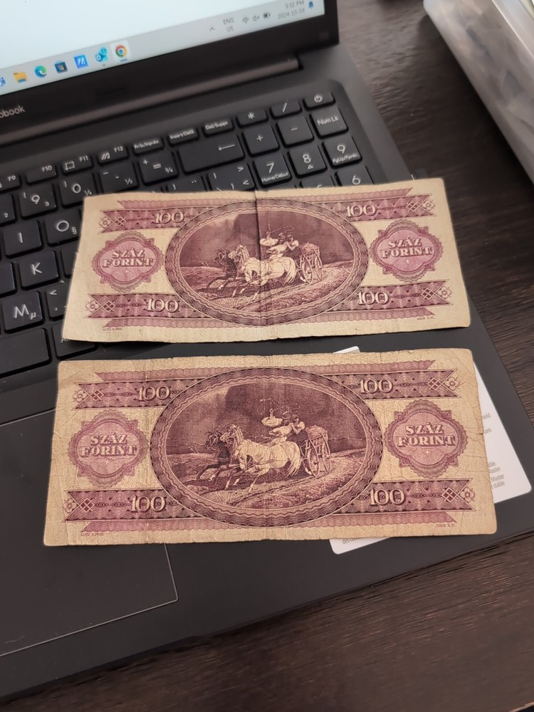 Banknote Hungary 100 Forint 1992