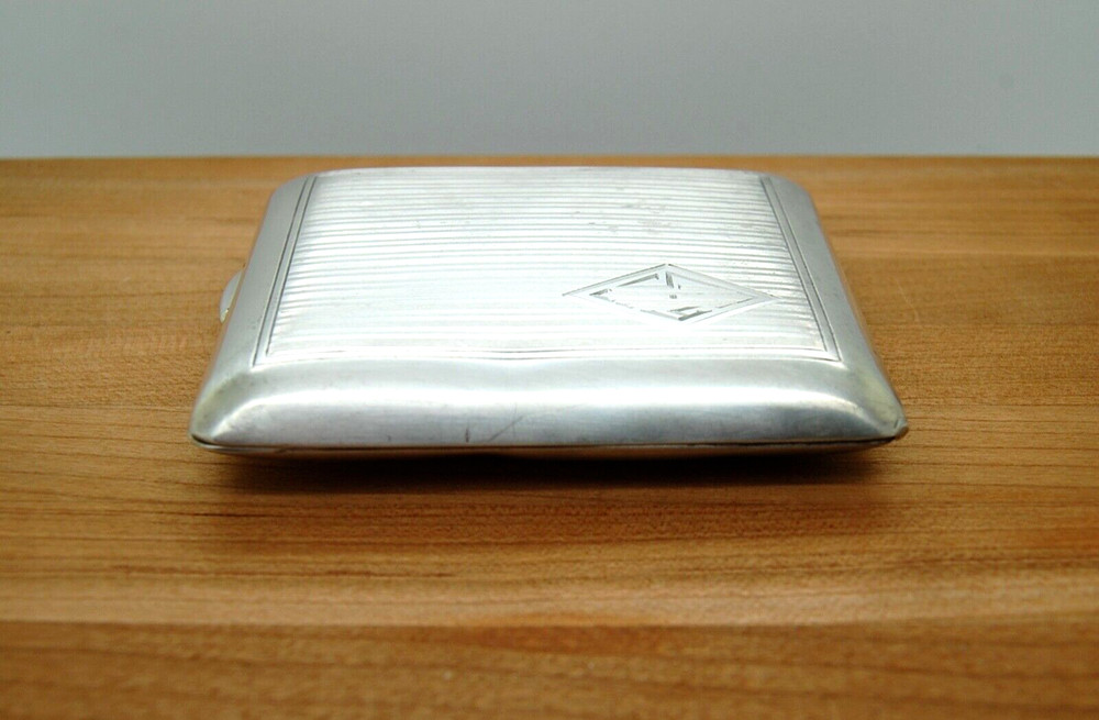 ANTIQUE HAVONE STERLING SILVER CIGARETTE CASE