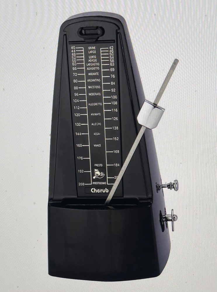 Cherub Technology WSM-330 Mechanical Metronome - Black