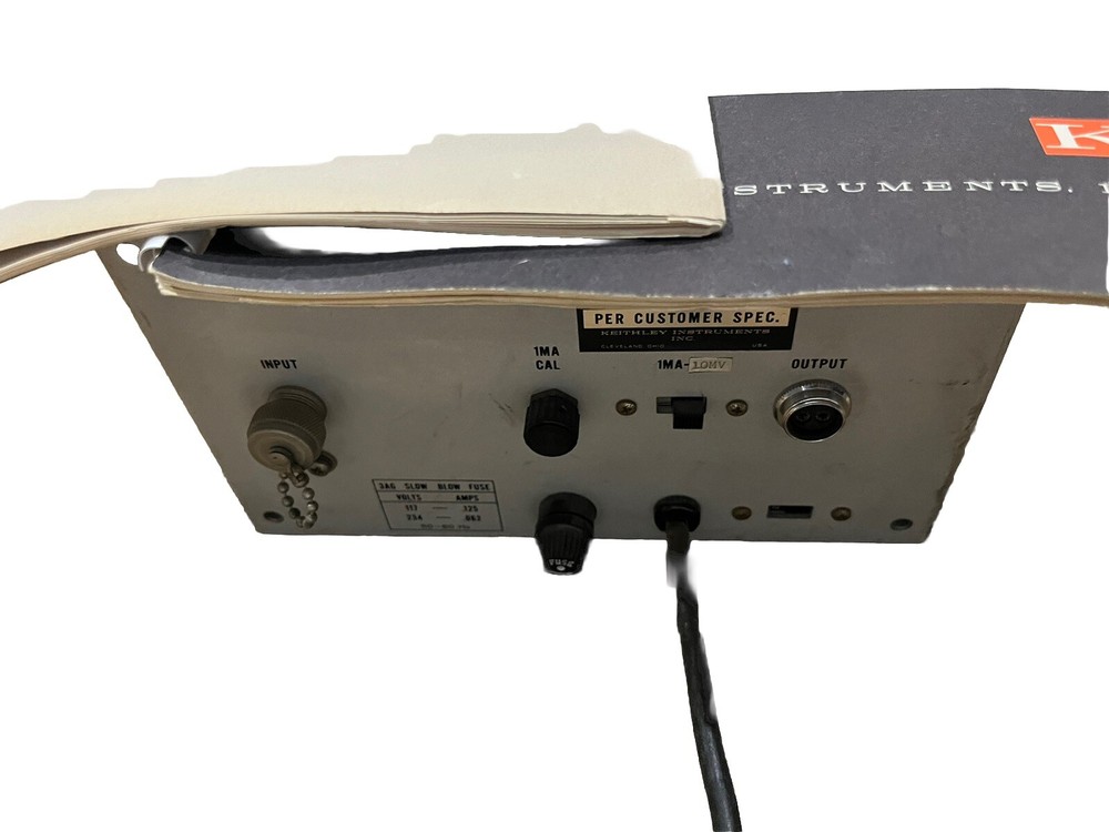 KEITHLEY 414S PICOAMMETER WITH MANUEL