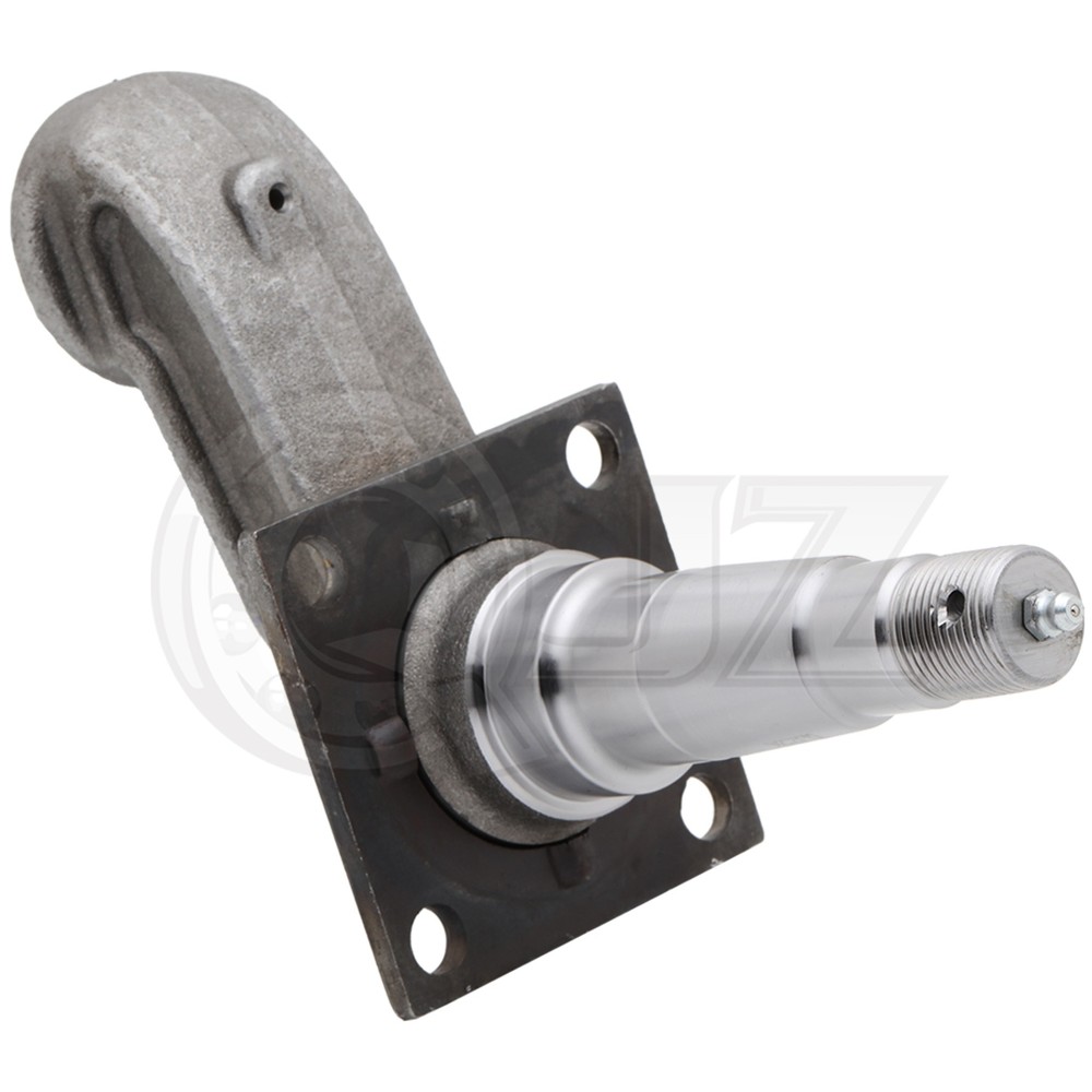 [Qty.4] #84 E-Z Lube Weld-On Spindle w/ Brake Flange For 3500lbs Trailer Axles