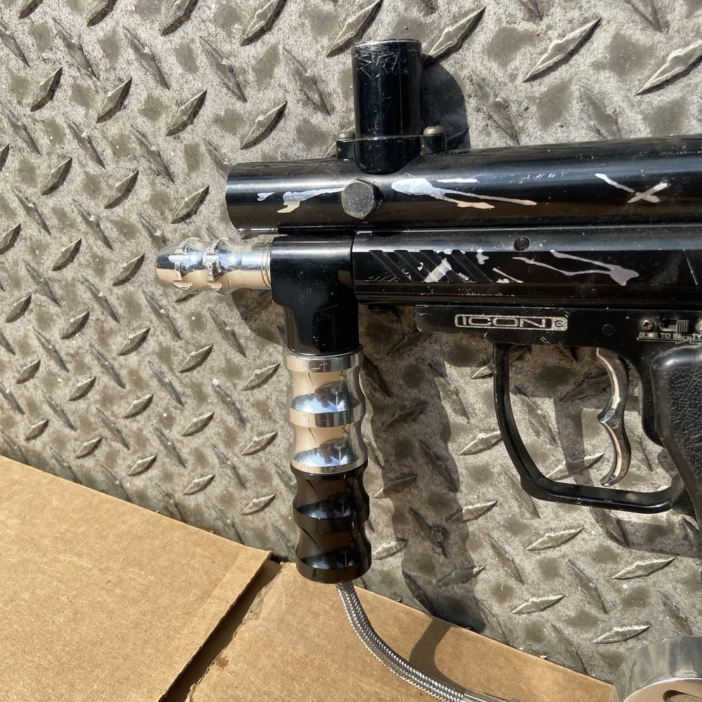 Black ICON Paintball Gun