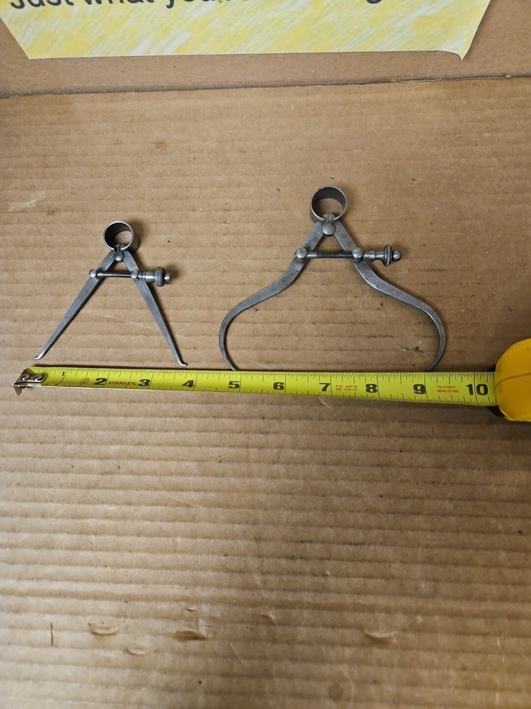 Moore & Wright Spring-Joint Inside & Outside Calipers **SEE PICS**