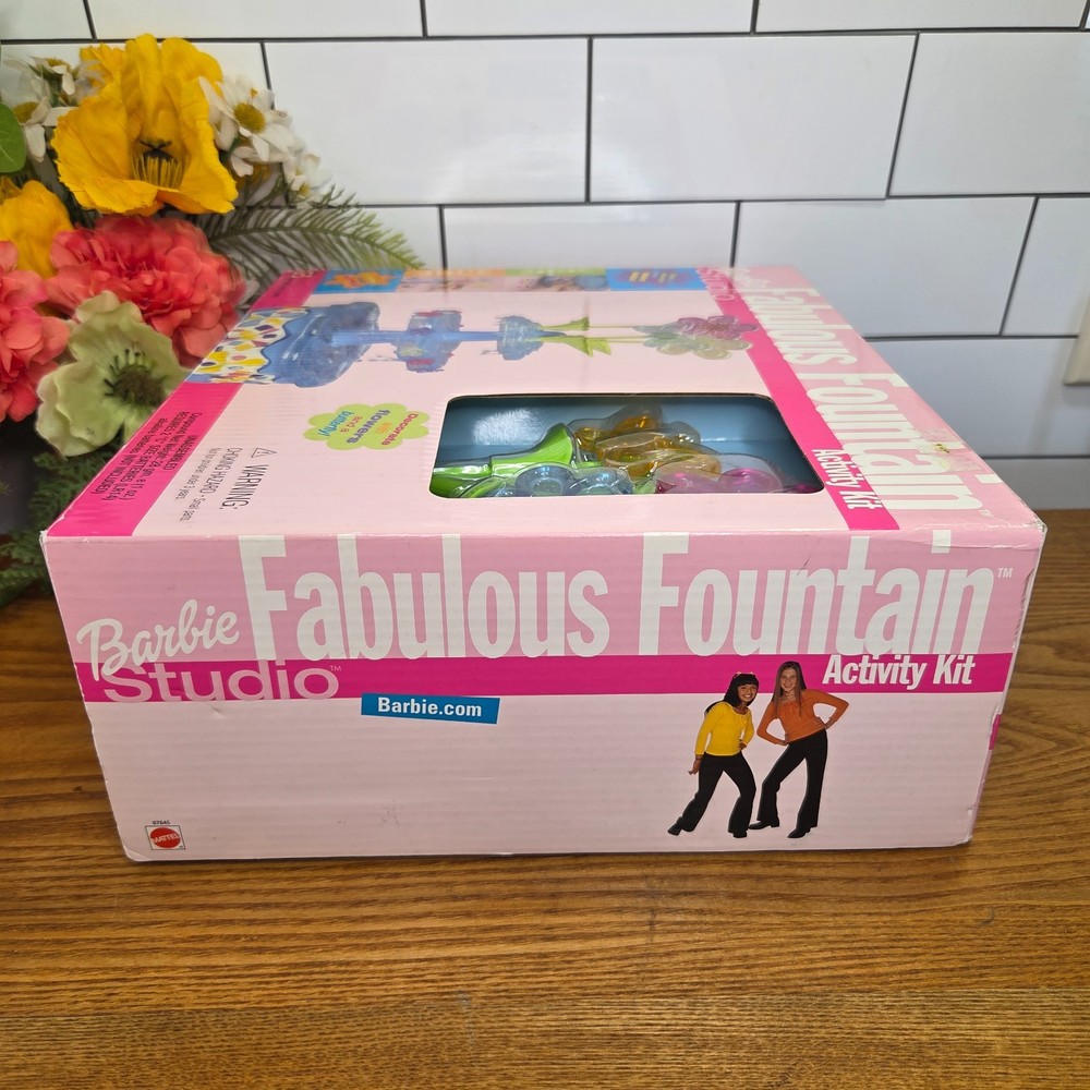Barbie Studios Fabulous Fountain Activity Kit 2000 Mattel 67645