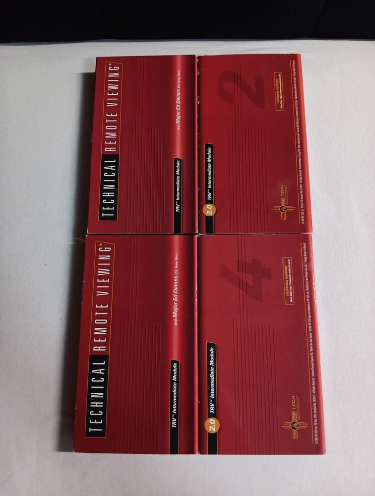 PSI Tech Technical Remote Viewing 4 VHS Tapes Lecture Modules 2.0 2001-2004 Box