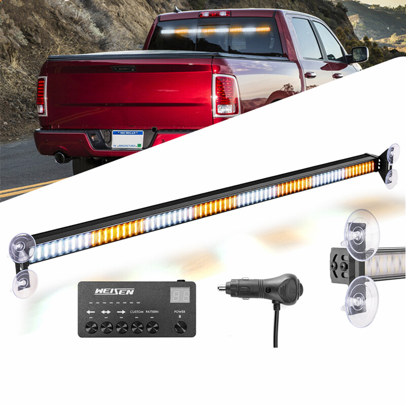 for Trucks Construction ,35 inch Interior Rear Windshield Emergency Strobe Light