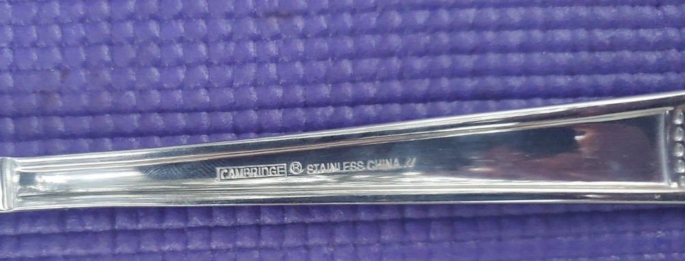 7-Cambridge Jenna Mirror Stainless DINNER FORKS 8 1/8"