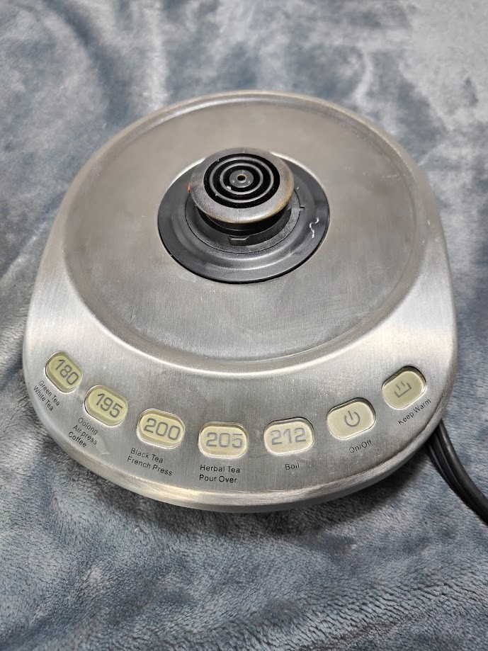 Willow & Everett Electric Gooseneck Kettle HB-3166C Tested BASE ONLY