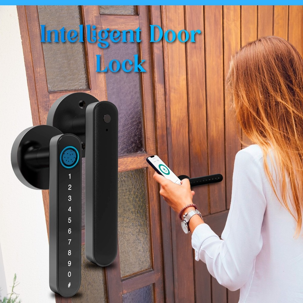 Smart Fingerprint Door Lock, Keyless Entry with Passcode, App Control & more