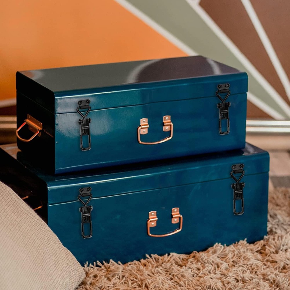 E-TING 6Pack Toggle Clamp Latch 100KG 220LBS Holding Capacity 4001Pull Black