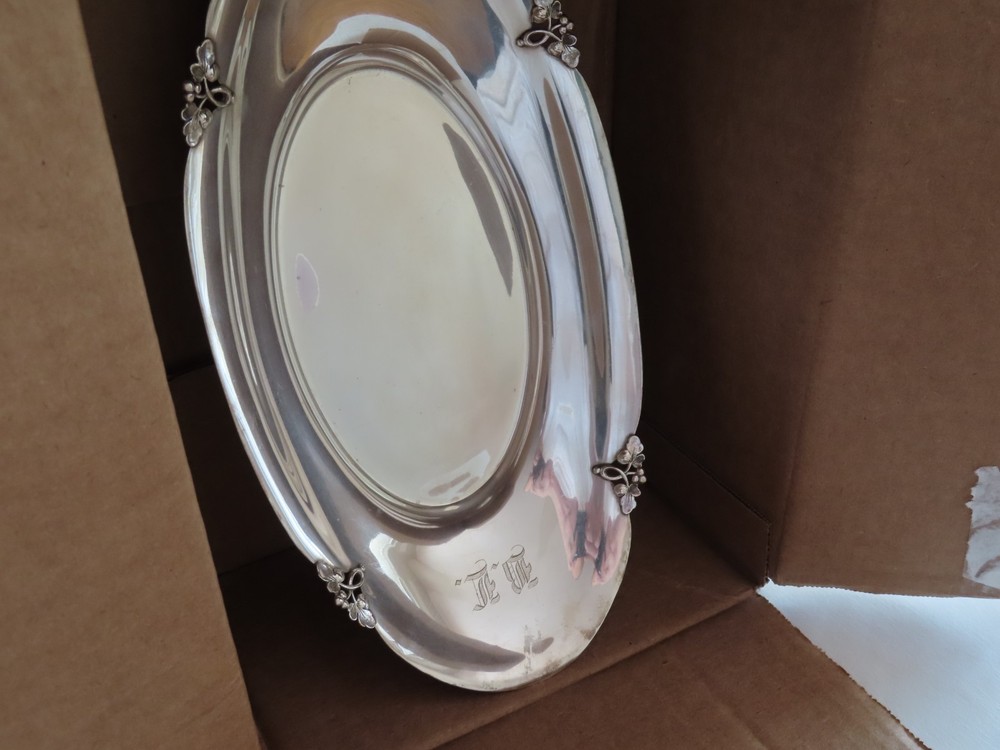 Sterling Silver Alexandria 237 Tray, 11.4 Oz. 330 Grams, Solid Silver