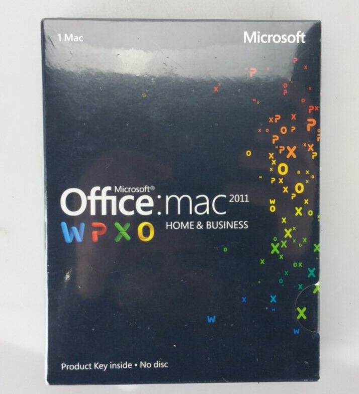 MS Microsoft Office MAC2011 Home And Business