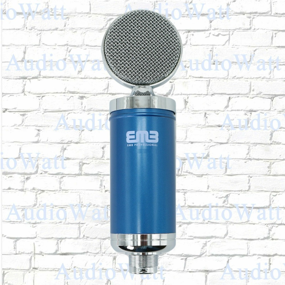 EMB EMC900 Multi-Pattern Diaphragm Condenser Project Studio Microphone BLUE