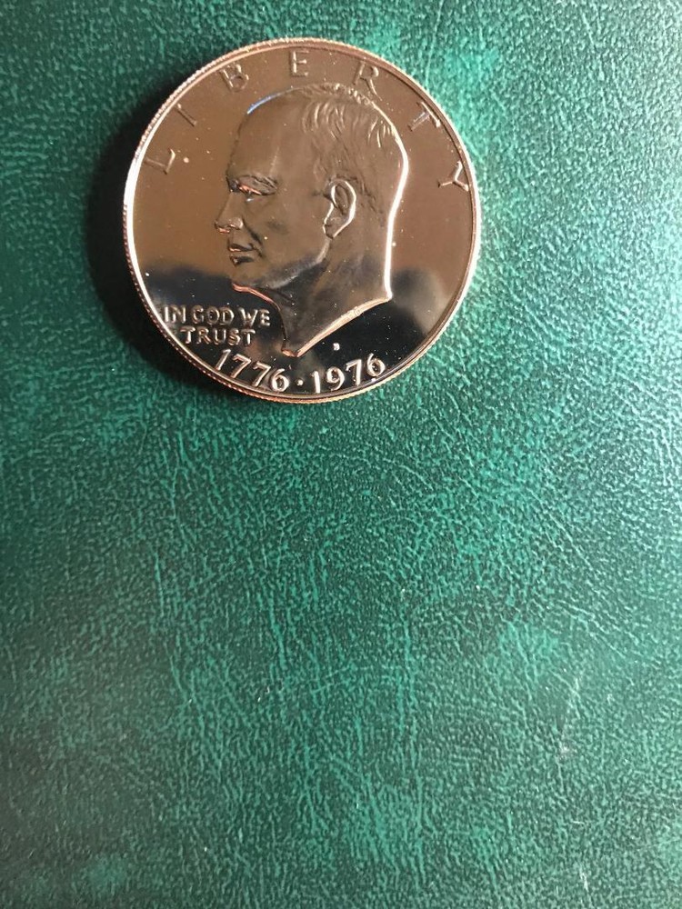 1976 S CLAD TYPE1 PROOF EISENHOWER DOLLAR