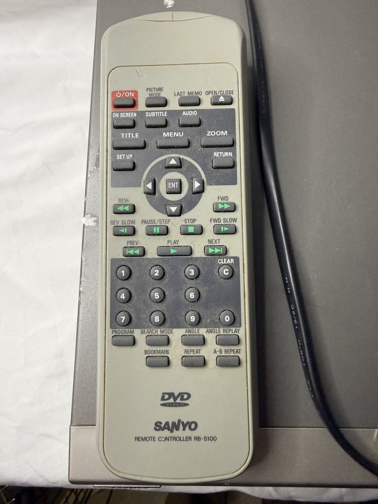 Sanyo DVD Video CD Player Model DWM-360w/ Box Remote Tested