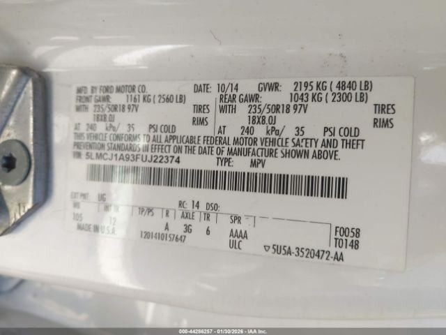 Fuse Box Engine Fits 15-16 MKC 5016882