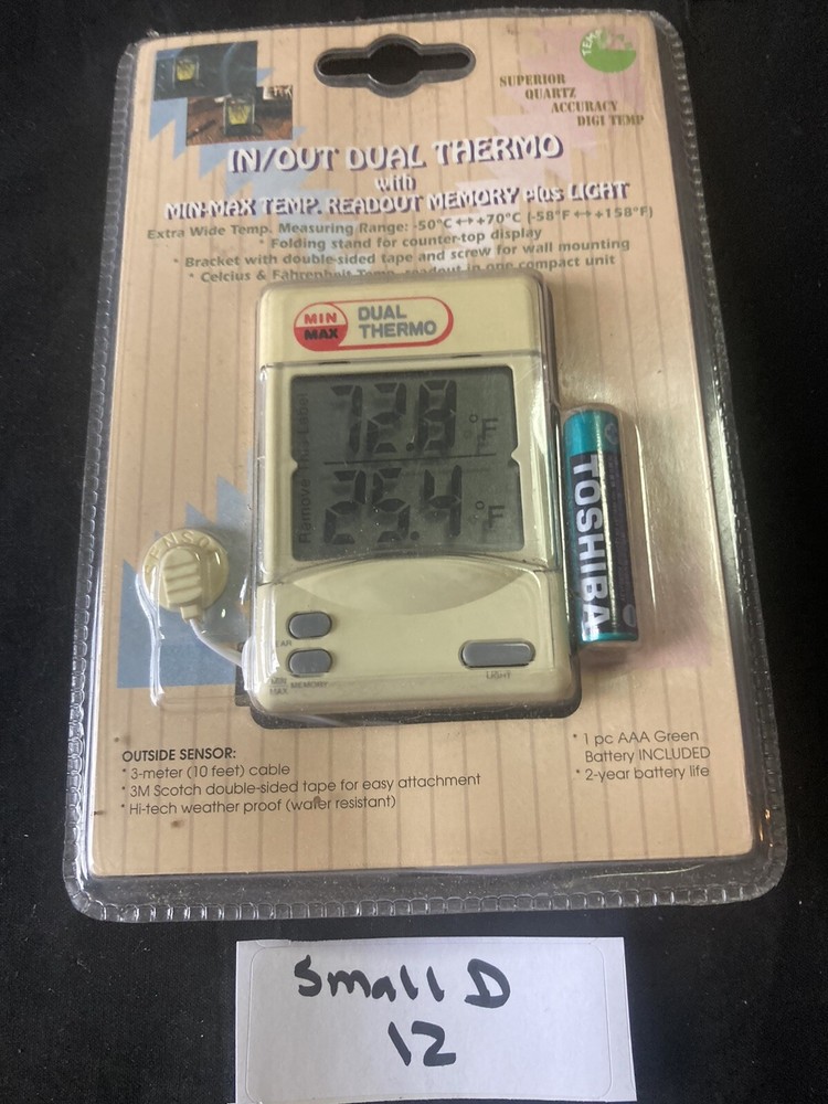 Min Max Dual Thermostat 35593 See Notes