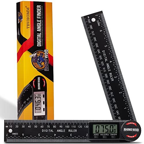 Digital Angle Finder Protractor 2 In 1 Miter Saw Protractor Angle Finder Ruler W