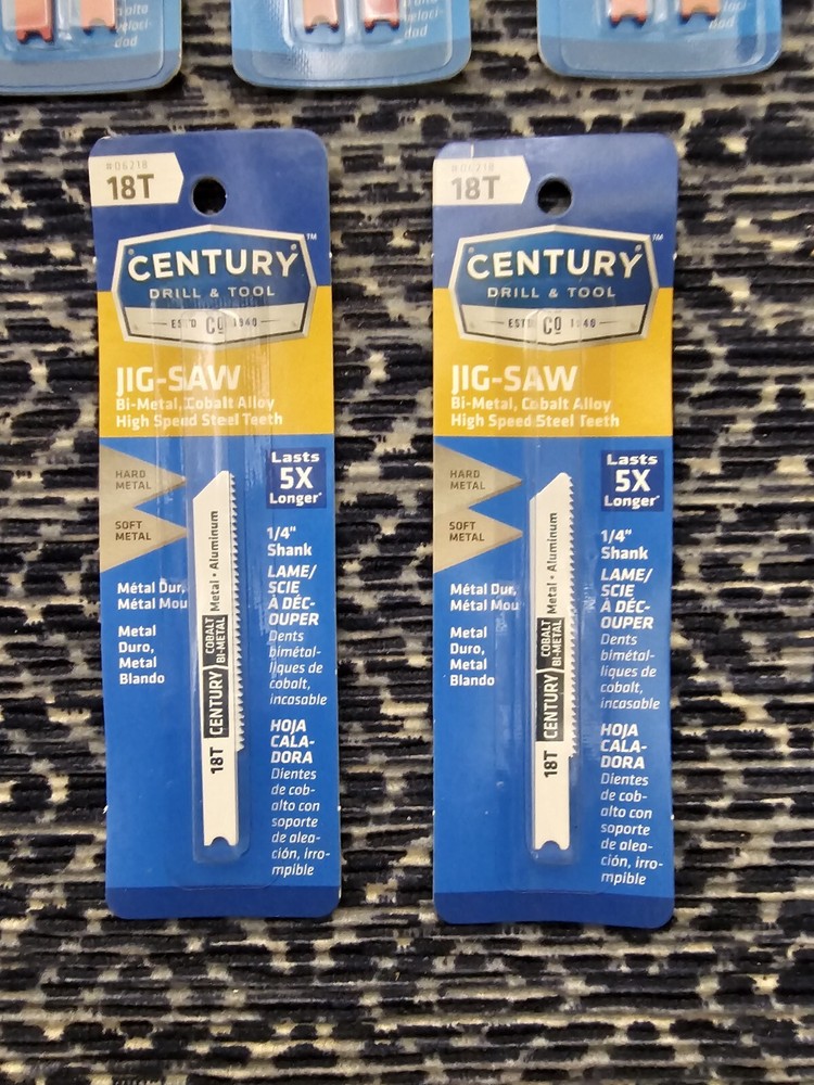 Century Drill & Tool Jig-Saw Blade Set 2B SEE DESCRIPTION