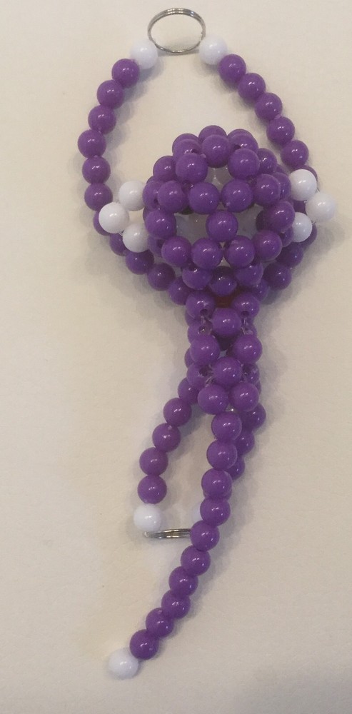 Handmade monkey keychain