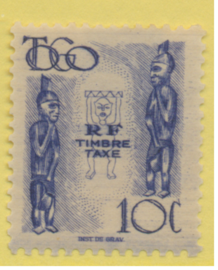 Togo Stamp Scott #J32, Mint Hinged